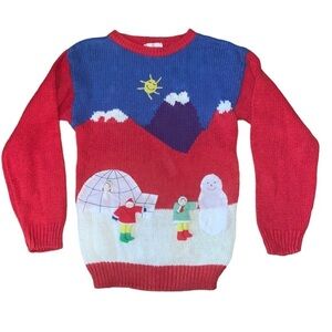 Vintage Lindsey Blake Christmas Sweater Size Small